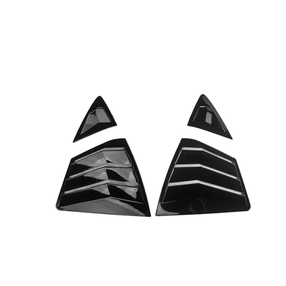 For Toyota Camry 2025 2026 Bright Black Vent Window Scoop Louver Cover Trim