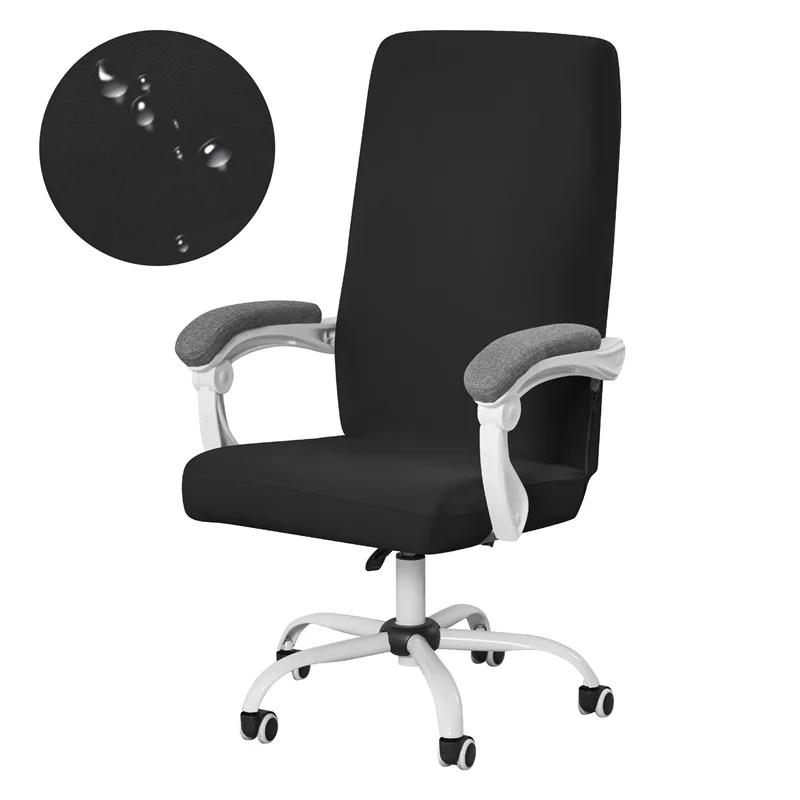 1Pc Office Chair Cover Stretch Anti-Dirty Elastane Cloth Computer Seat Cover Slipcover Universal Non-Slip Game Chair Covers