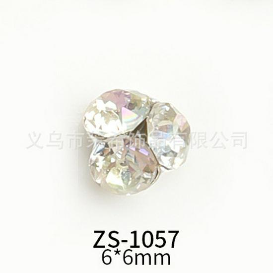 New Hot-Selling French Blush Crystal Diamond Nail Art Jewelry: Super Whitening Pink and Tender Design