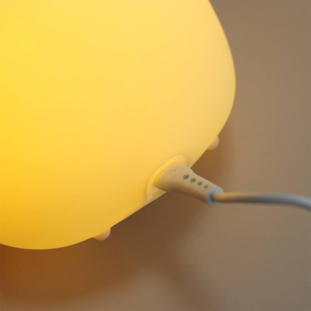 Charging Capybara Night Light Capybara Shape Bedside LED Clock Capybara Alarm Clock  Bedroom