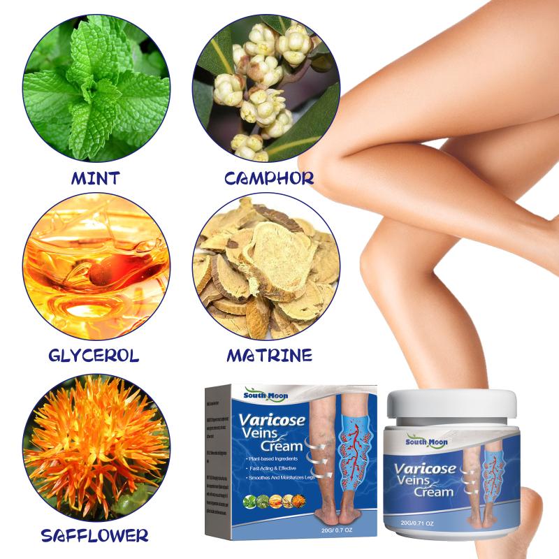 Treatment Creams Soothing Painness Eliminate Vasculitis Phlebitis Remove Spider Leg Angiitis Improvement Ointment