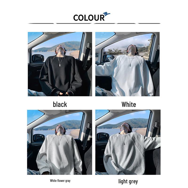 Wassup Sohot American-Style Loose Crewneck Pullover Sweatshirt