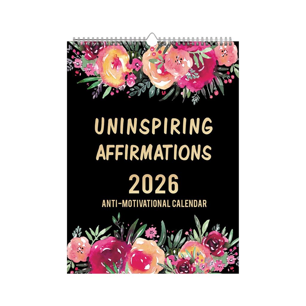 Self Affirmation Calendar, Female Power Creative Wall Calendar