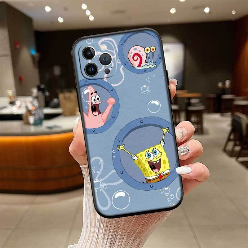 SpongeBob Phone Case for Redmi Note 12 12S 12C 13 13C 13R 14 14S 14R 14C 11A 13X A3 A3X A4 A5 Pro Max Plus