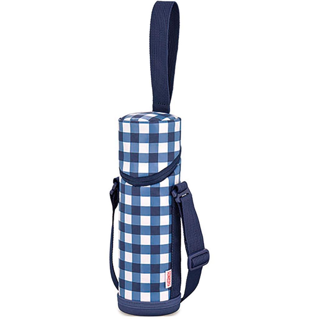 Thermos My Bottle Pouch with Strap, Navy Check, 450-600ml, APG-500 NC