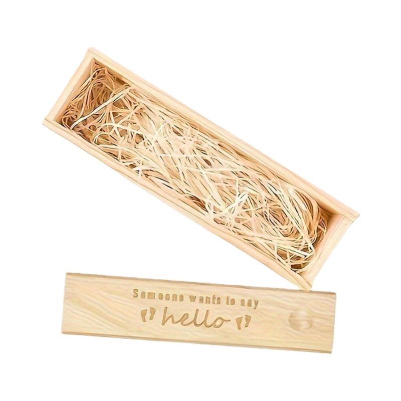 

Spacious Interior Wood Organizers Box Designed Specifically For Pregnancy Storage For Baby Showers And New Moms 1