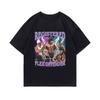 Nouveau T-shirt Polyvalent Unisexe et Unisexe Motif Imprimé Été Manches Courtes Style Rue Décontracté Vêtements 100% Coton T-shirt