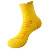 Men's Mid-Calf Running Socks - Thickened, Odor-Resistant, Autumn/Winter Style for Marathon and Basketball (Plus Size)