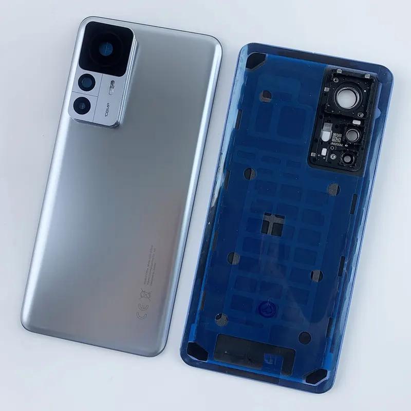 For Xiaomi 12T Back Battery Cover For Xiaomi 12T Pro Rear Housing Glass Door Replacement Parts