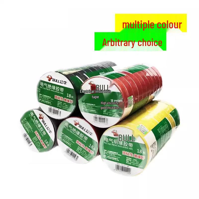 Miflame Colored Flame Retardant PVC Electrical Tape 10-Pack