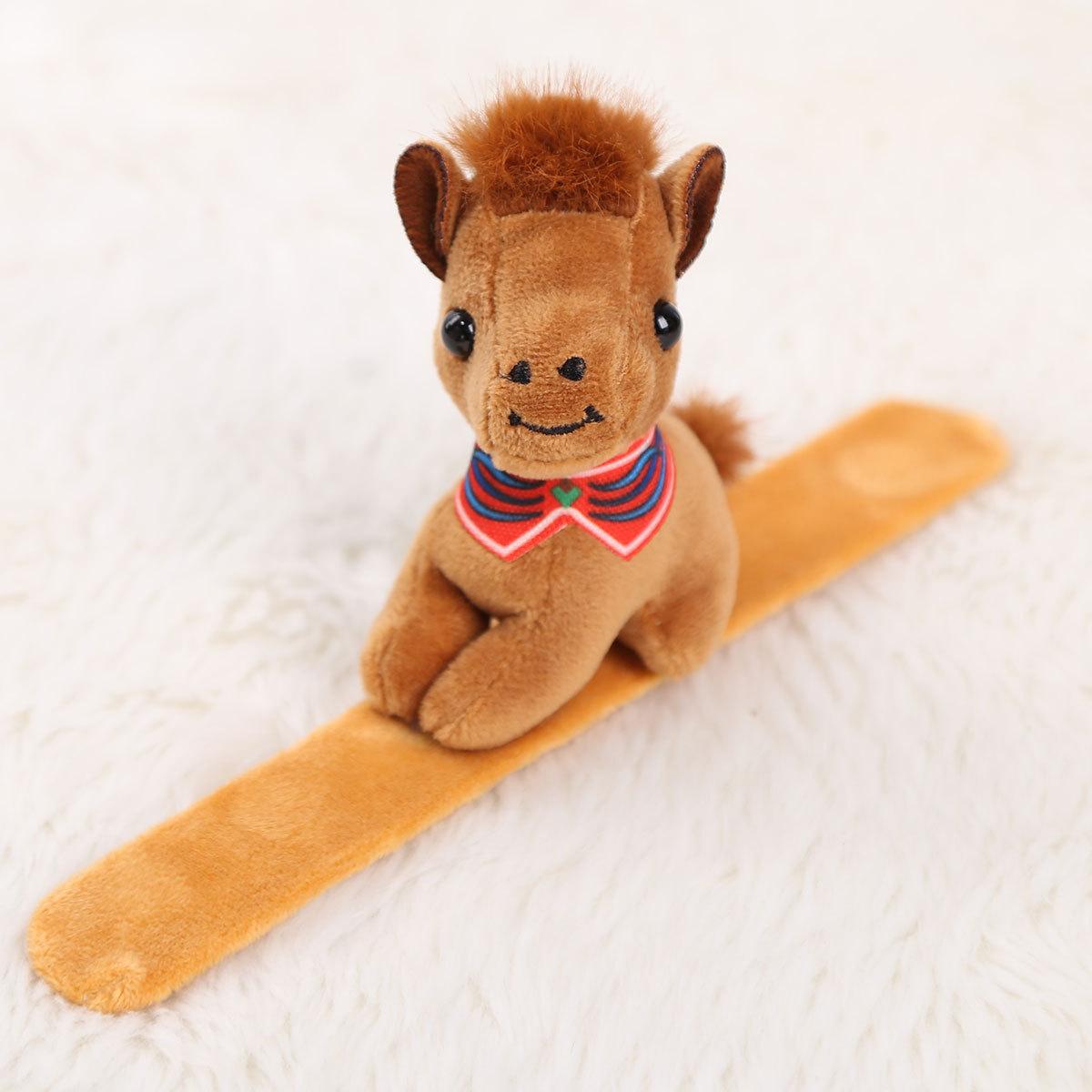 

Snap Ring Bracelet Plush Toy Doll Birthday Gift Girl Animal Doll Cute Little Doll As above