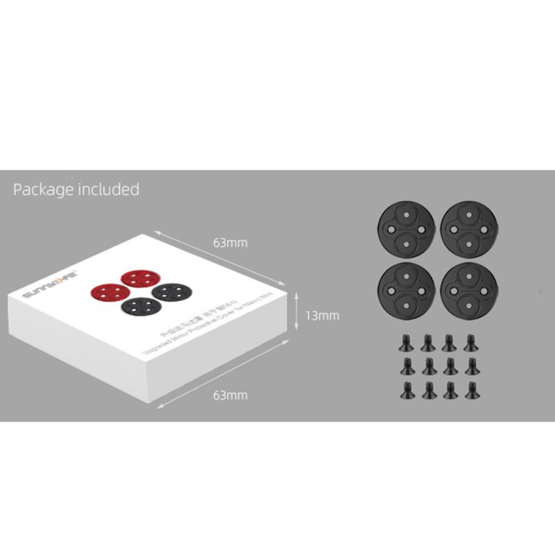 Upgraded Motor Covers Scratch-proof Propellers Block-up Protective Aluminum Alloy Motor Cover for