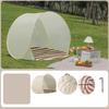 Portable quick-setup beach tent Convenient quick-open beach tent UV-protected lightweight pop-up beach tent picnic sunshade tent