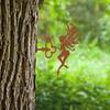 Pretty Elf On Branch Steel Silhouette Metal Wall Art Bring a Sense of Magic and Wonder Areas with This Enchanting Metal Wall Art