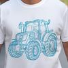 Farmer Tractor T-Shirt: Detailed Farm Equipment Graphic Tee
