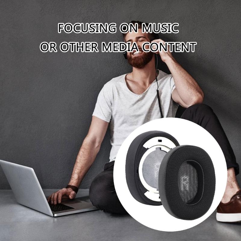 Soft Sponge Ear Cushions Replacement For E55BT Headphones Improved Noise Isolation And Long Lastings Comfort