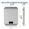 High Precision Digital Kitchen Scale 10kg x 1g - Electronic Food Weighing Scale for Baking, Cooking, Household with Tare