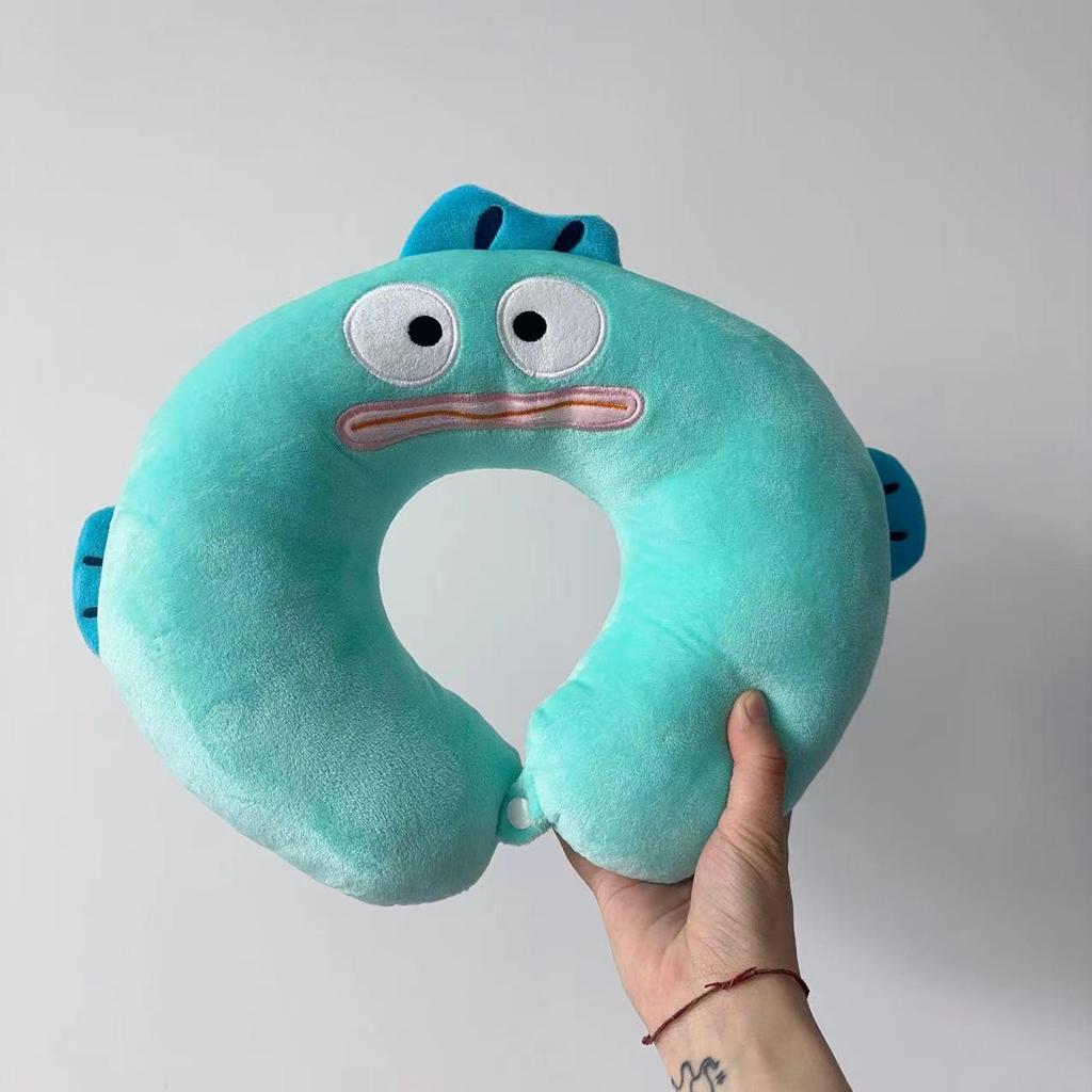 Urocza poduszka podróżna w kształcie litery U: Podróż, Drzemka w biurze, Kreskówkowa pluszowa poduszka pod szyję