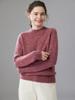 Women's Thickened Cashmere High-Neck Pullover Sweater: Versatile, Warm Long-Sleeve Knitwear