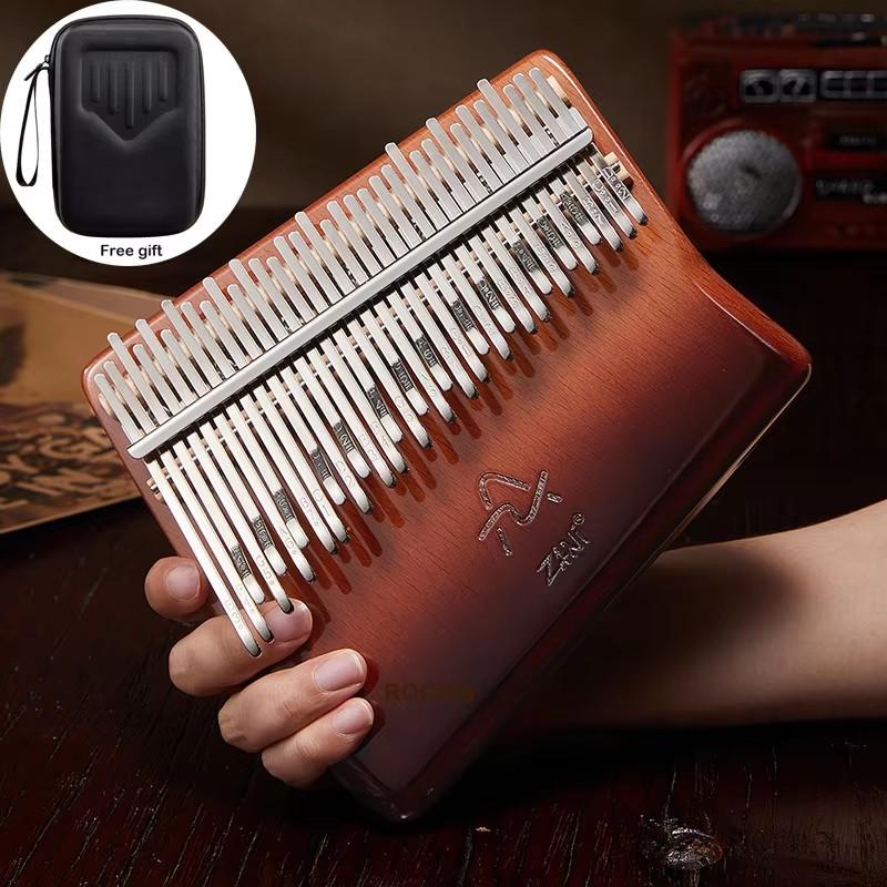 34 taustiņu Kalimba īkšķa klavieres Finierēts