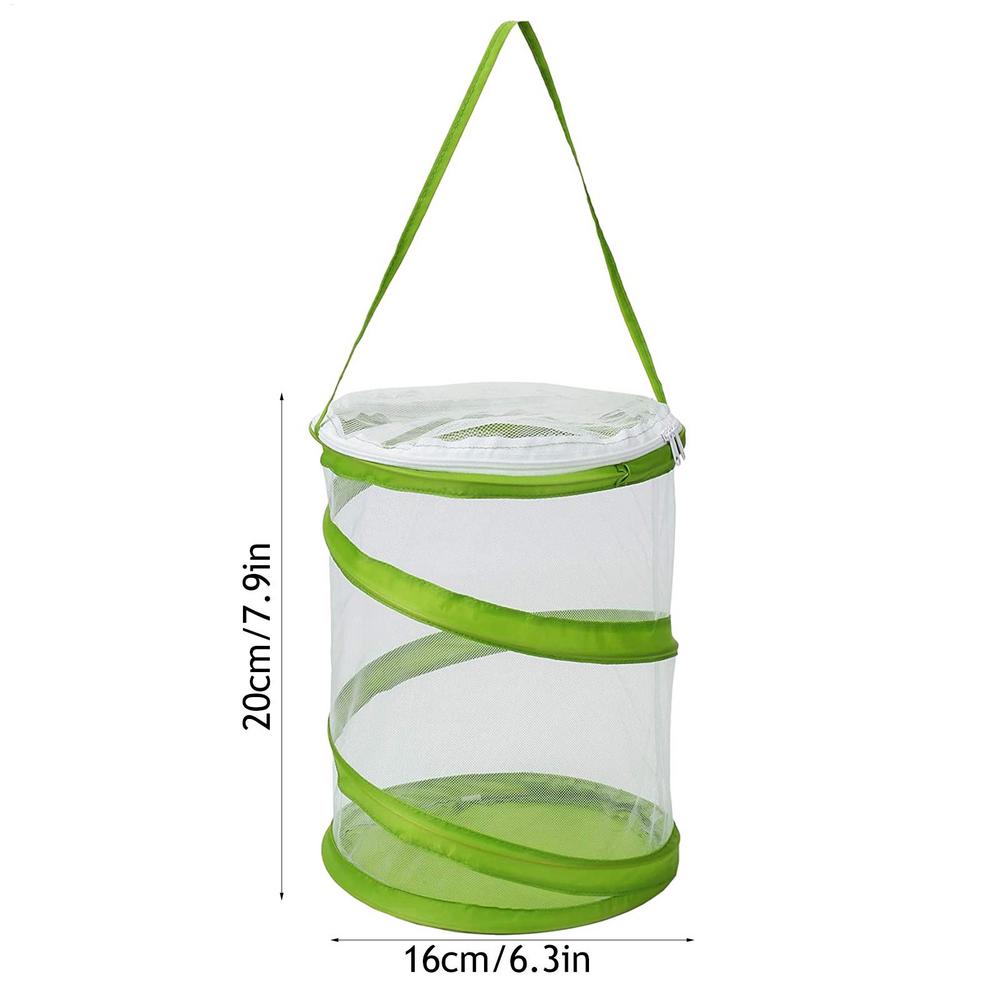Insect And Butterfly Habitat Cage,Clear Mesh Enclosure-up Collapsible Butterfly Habitat Cages,for Outdoor