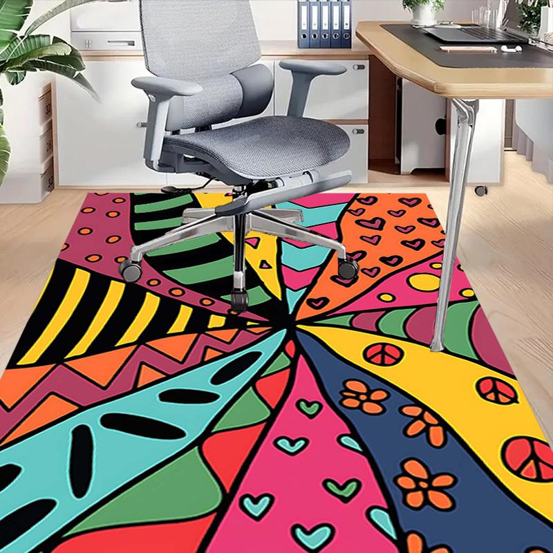 1PC Pattern Design Extra Large Non Slip Floor Carpet, Office, Family, Bedroom, Studio Large Area Rug Indoor Rugs, Vibrant Colors