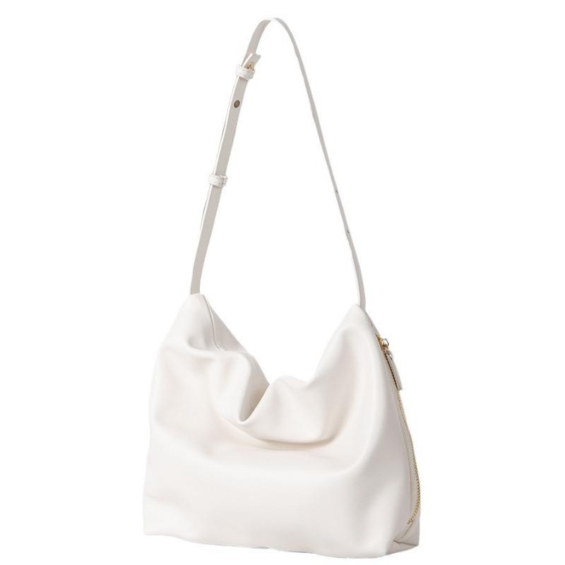 Simple Commute Tote Bag for Women Senior Sense Temperament Everything Soft Leather Large Capacity Tote Bag