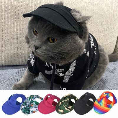 Pet Dog Sun Klobouk Summer Shade Baseball Cap Tongue Hat Cat Dog Klobouk Příslušenství