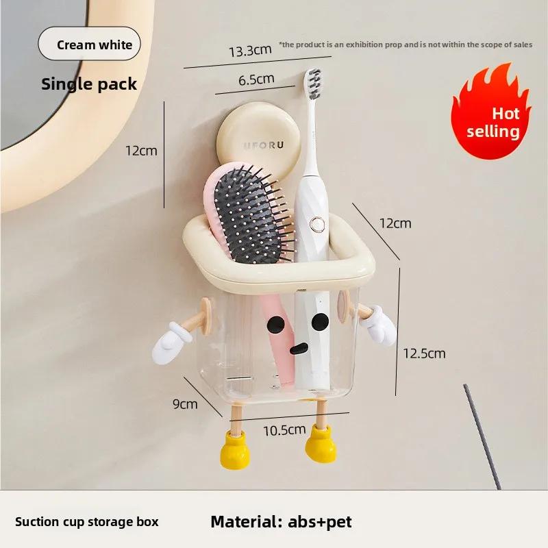 Non Perforated Home Toothpaste Toothbrush Corner Rack Toilet Storage Rack Shoe Storage Wall Mounted Drain Hook Towel Rack