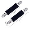 2Pcs Winter Mitten Clips Elastic Stainless Steel Gloves Clips for Kids Adults Fixing Gloves Coat