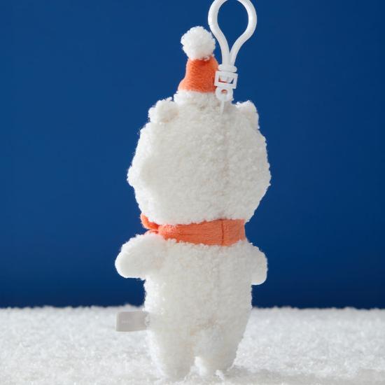 BT21 Klíčenka s panáčkem sněhuláka