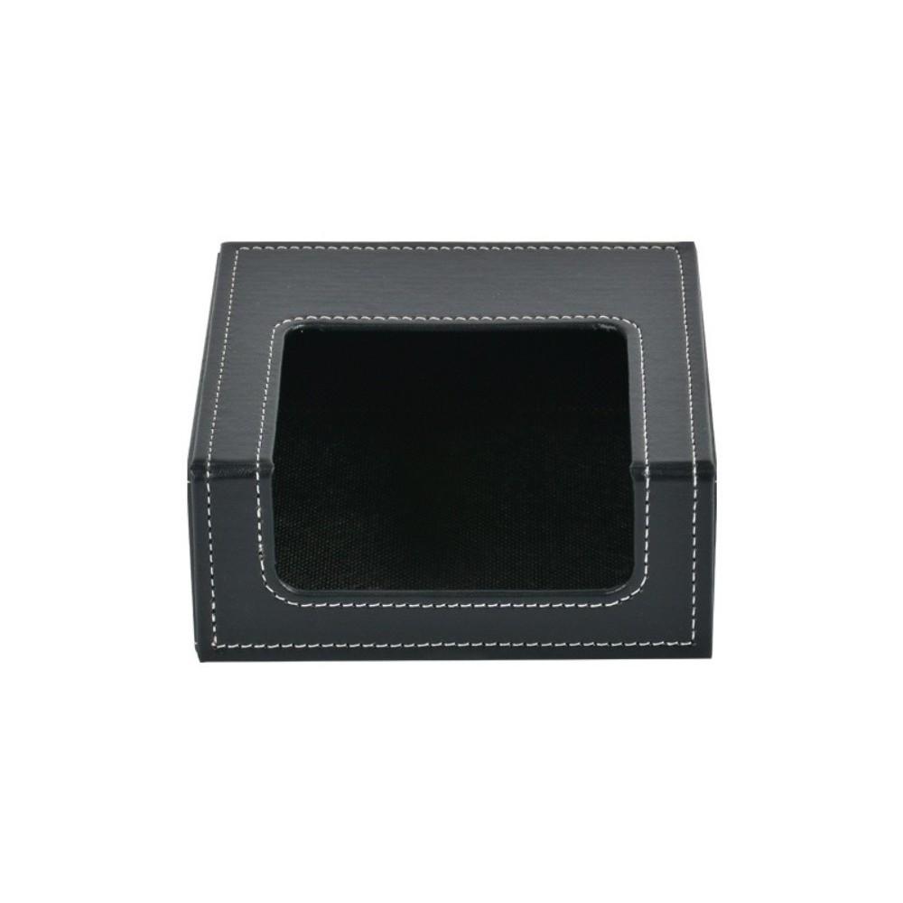 Creative Desktop Square Towel Box PU Leather Home Decor Napkin Box Paper Towel Box Home