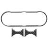 Carbon Fiber A/C Knob Frame Sticker for Mazda MX-5 Miata ND (2015-2021).