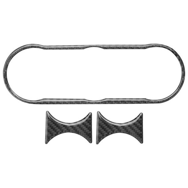 Carbon Fiber A/C Knob Frame Sticker for Mazda MX-5 Miata ND (2015-2021).