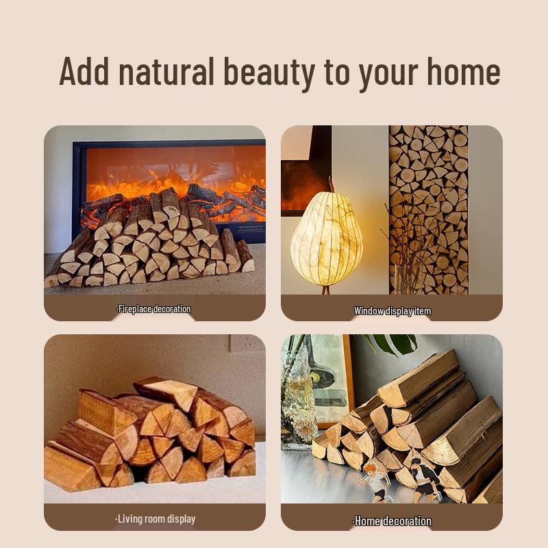 Dekorativní cedrová polena do krbu pro domov a stůl