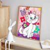 Disney Pittura con Diamanti Le Avventure del Gatto Illustrazione Artistica Punto Croce 5D Stampa da Appendere Puzzle 5D Mosaico Ricamo Decorazione per la Casa