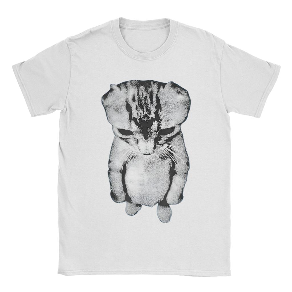 El Gato Munchkin Kitten Art Cotton T Shirt For Adult Summer Streetwear TShirts Crewneck Harajuku Tees Oversize Printed Tops