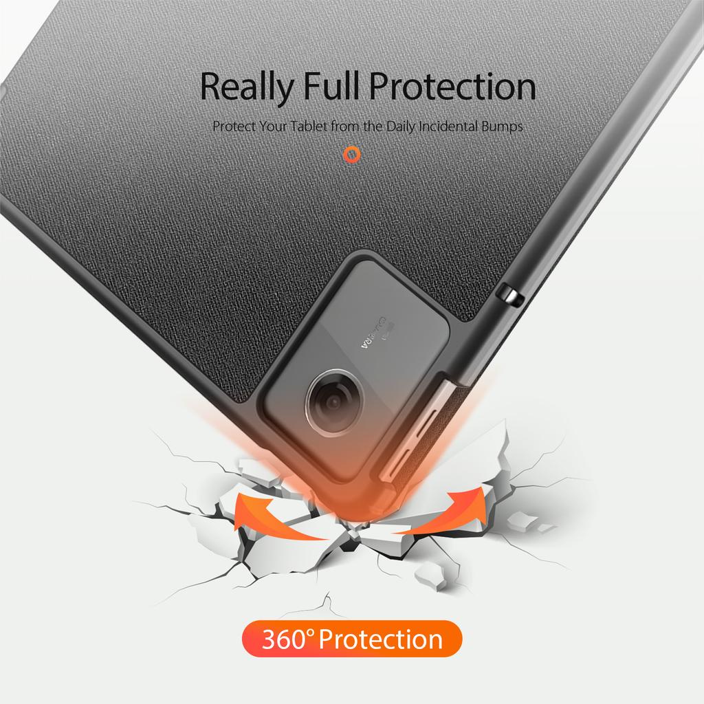 Für Lenovo Tab K11 Gen 2/Lenovo Idea Tab Hülle DUX DUCIS Domo Serie Faltständer PU Leder Schutz Tablet Hülle