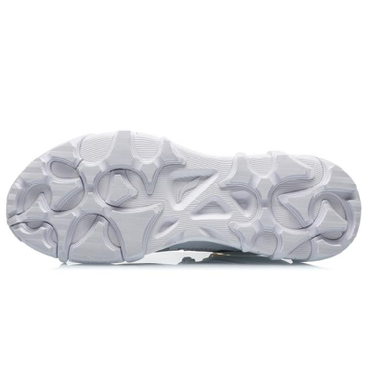 Li Ning Wu Xing 1 Paris Fashion Week Runway, Wu Xing Cushioning Slip Resistant Low Top Basketball Shoes Men's White AGBQ093-4