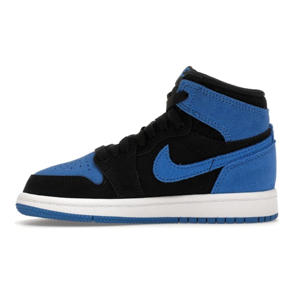 Air Jordan 1 Retro High OG PS Royal Reimagined Detské tenisky Modrá Čierna Kráľovská Modrá FD1412-042