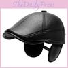 Cap Winter Casual With Plush Lining And Ear Protection Design For Use Outdoor