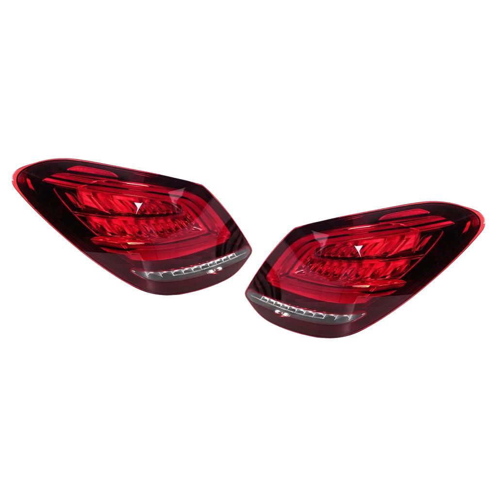 Left+Right LED Rear Tail Light Brake Lamp 2059067103 2059067203 For Mercedes C-Class W205 2019-2021