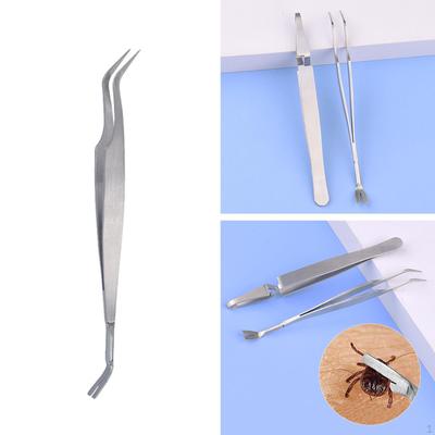 Strumento Rimuovi Zecche Portatile Raccoglitore Rimuovi Strumenti per la Toelettatura degli Animali Domestici Forniture