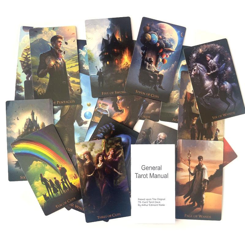 Englische Version 12X7cm Weird World Tarot Weird World Tarot