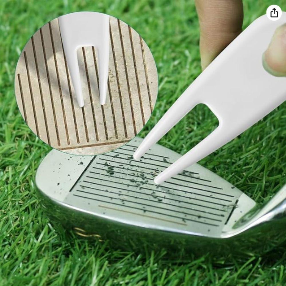 Marking Pencil Golf Tees Holder Storage Device Green Fork Golf Golf Tees Rack  Training Accessories