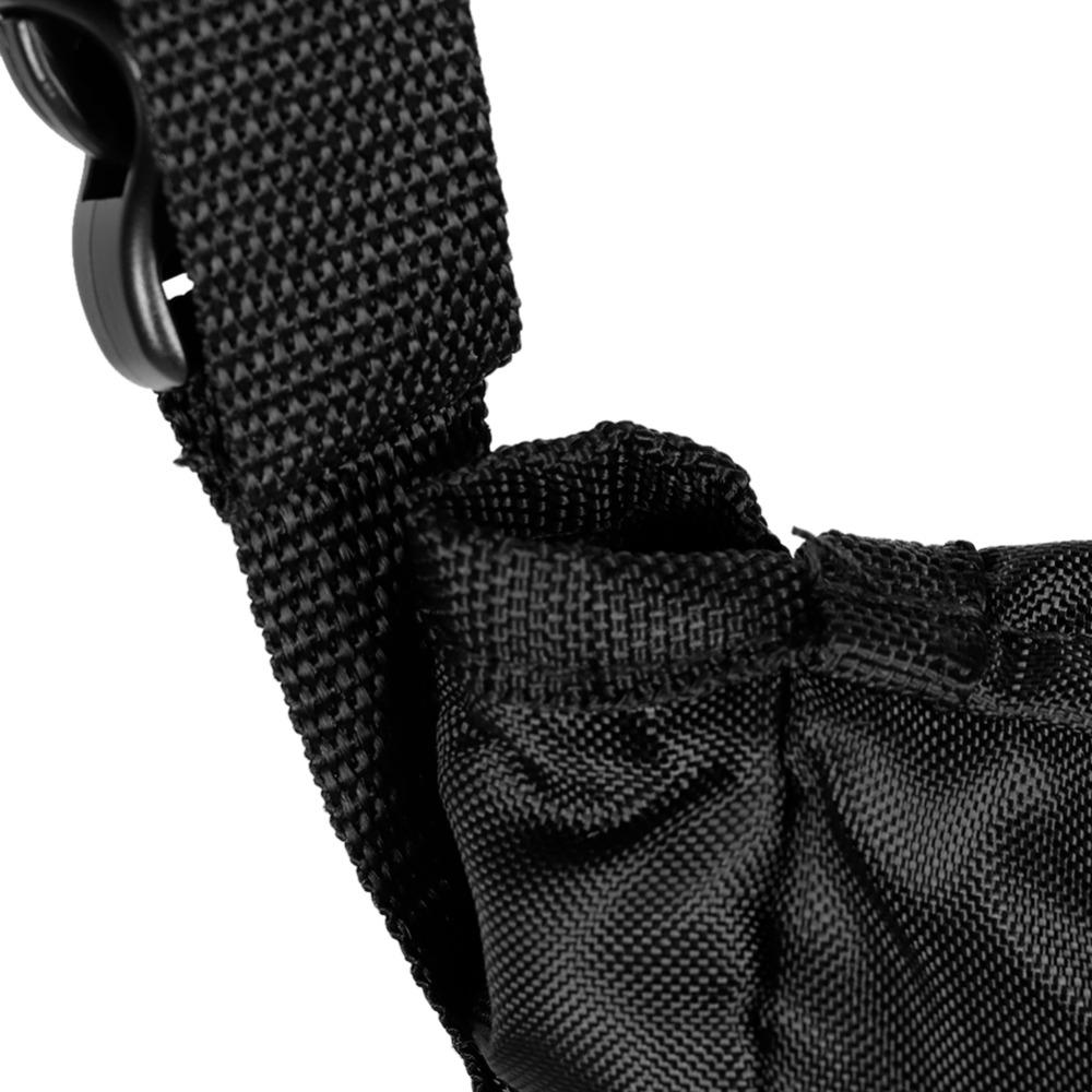 Multifunctional Wheelchair Bag Large Capacity Reflective Stripe Wheel Chair Storage Tote Adjustable Straps Premium Oxford Cloth