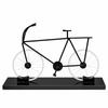 Crystal and Metal Cycle Ornament Elegant Model with Display Base