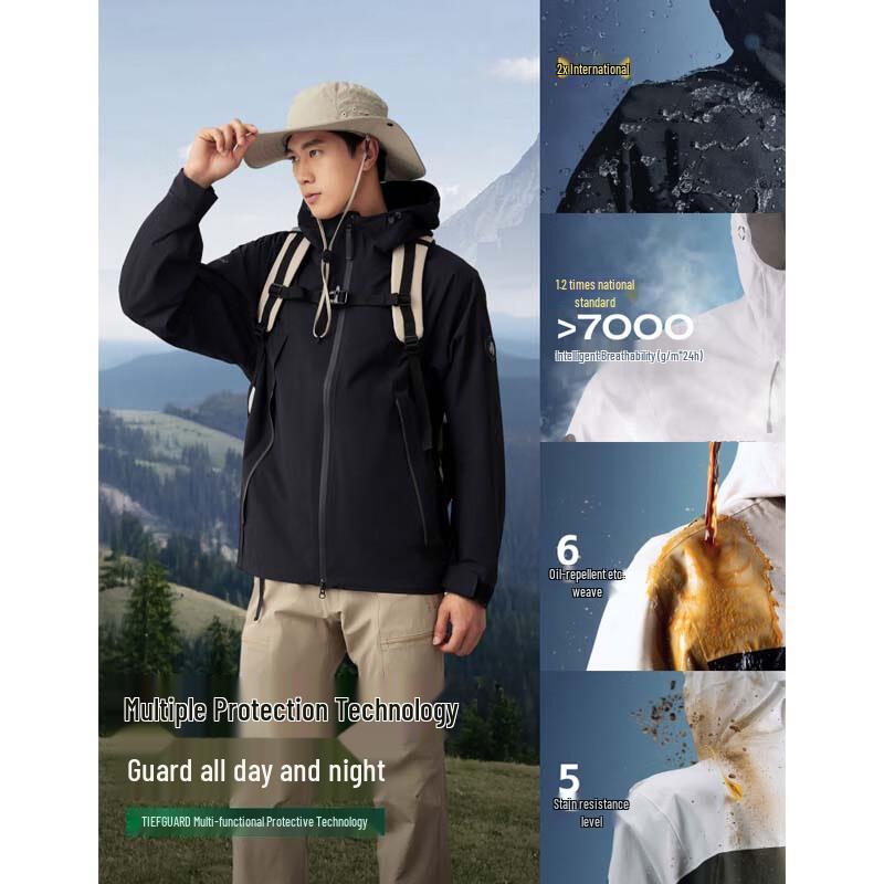 Toread Unisex Outdoor 3-Proof Single Layer Jacket TABBBN80705