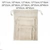 Reusable Cotton Mesh Bag Large Drawstring Bag New Bundle Pocket  Kitchen