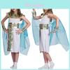 Purim Egyptian Queen Cosplay Costume For Girls Halloween Role Play With Polyester Fabric For Themed Parties